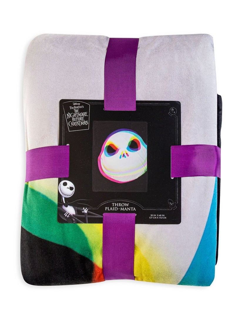 Disney Jack Skellington - The Nightmare Before Christmas - Blanket Scary Throw - Image 3