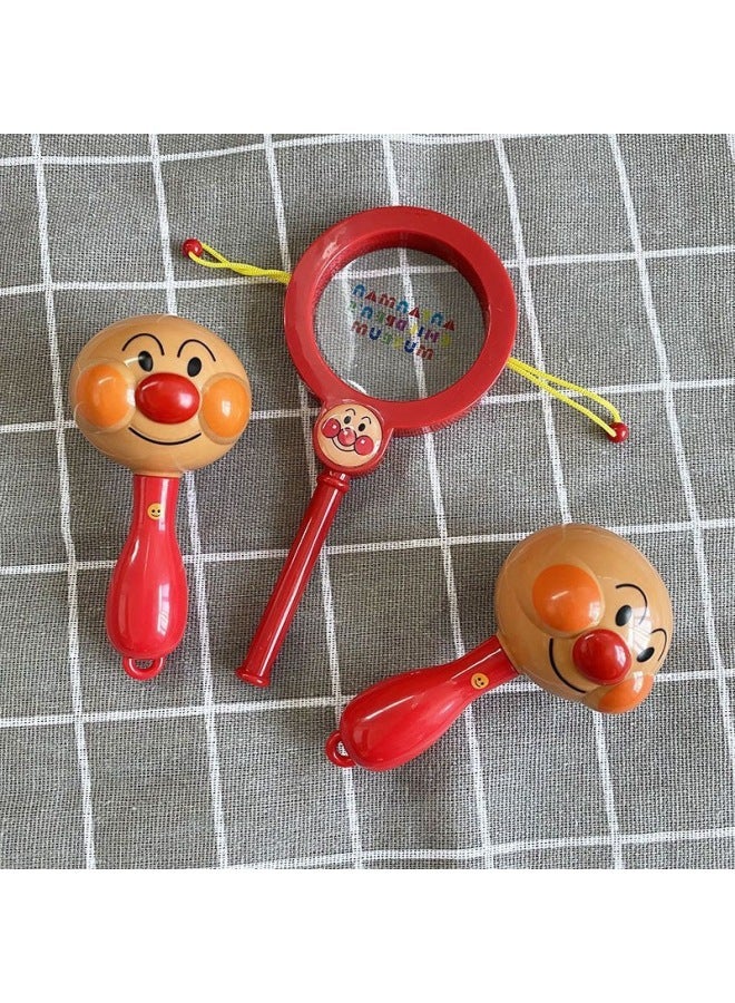 Bread Superman Newborn Baby Hand Rattle Sand Hammer Rattle-Month Grasping Toy For Toddlers-Colour:❤Sand Hammer + Rattle❤ - Image 3