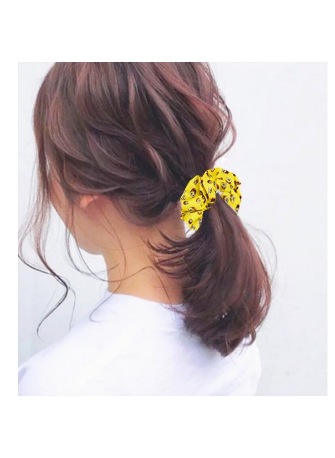 Spongebob Squarepants Spongebob Hair Accessories For Girls Set 12 Pack Bundle With Spongebob Hair Scrunchies Plus Stickers, More | Spongebob Hair Scrunchies For Kids  - Image 3