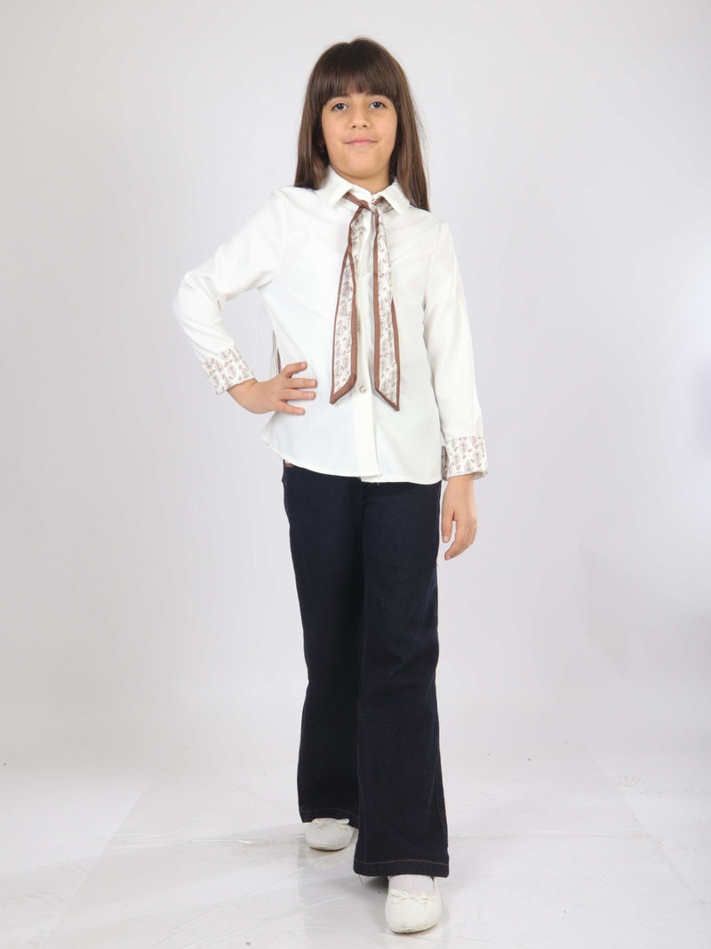 Hamada Tex Girls' three-piece clothing set for ages 7 to 14 years, 3908-4908 - Image 5