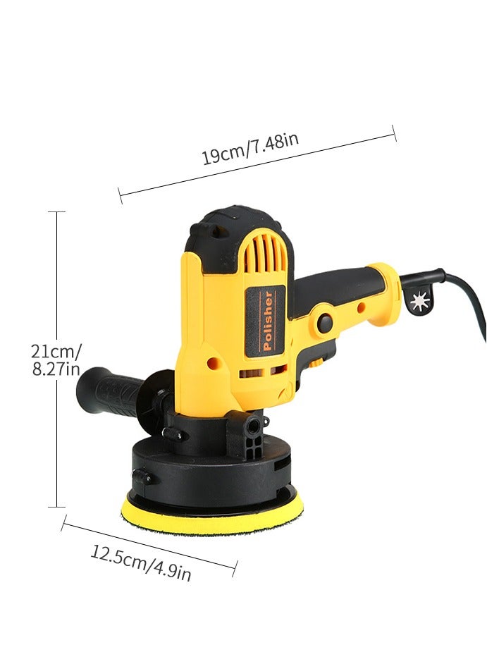 Buffer polisher with 25 accessories. Variable Speed Drilling Polishing Kit, Car Polishing Machine with Removable Handle, Suitable for Polishing Cars, Furniture, Floors, Stones