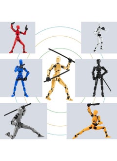Generic KIDSZONE DIY T13 3D Printed Movable Robot T13 Action Figure Dummy13,Hand Painted Figures, Desk Decoration, for Collectors Game Lovers,Creative Gifts For Boys Girls (2 Random Colors)  - Image 3