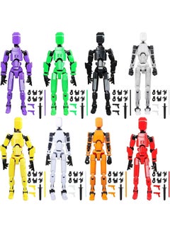 Generic KIDSZONE DIY T13 3D Printed Movable Robot T13 Action Figure Dummy13,Hand Painted Figures, Desk Decoration, for Collectors Game Lovers,Creative Gifts For Boys Girls (2 Random Colors)  - Image 5
