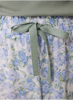 women'secret Lake Pajamas Cotton Ribbed Flowers  - Image 4