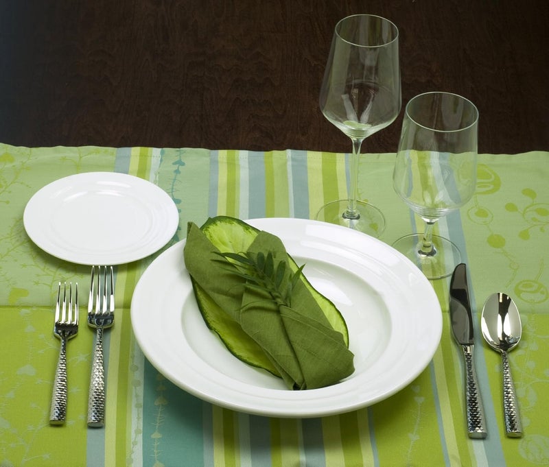 Fortessa Lucca Faceted 1810 Stainless Steel Flatware SaladDessert Fork Set of 12 - Image 3