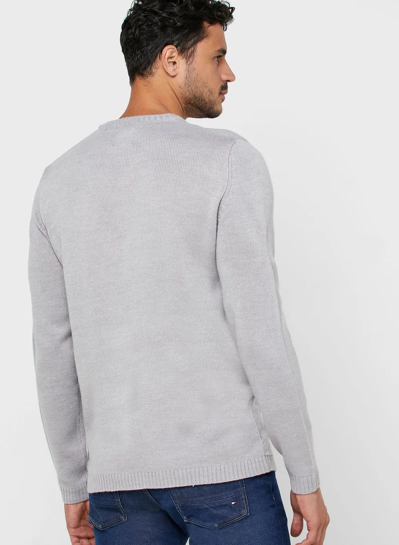 Only & Sons Christmas Snowman Sweater