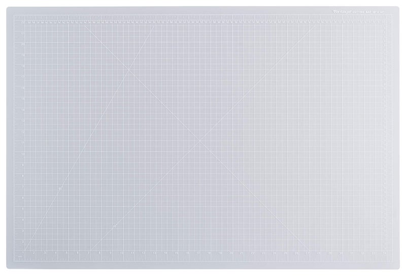 Dahle Vantage 10683 SeeThrough Premium SelfHealing Cutting Mat 24x36 12 Grid 5 Layers for Max Healing Perfect for Crafts Sewing Clear