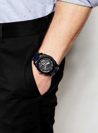 Men Machine Water Resistant Chronograph Watch FS5164 - view 5