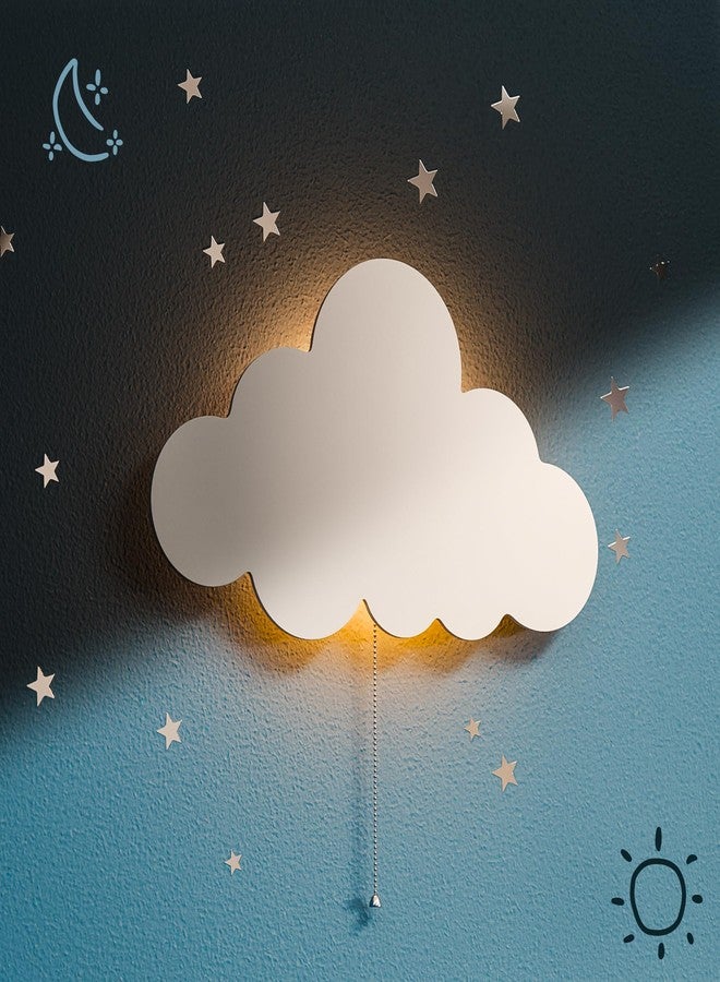 Tip perk Floating Cloud Wall Lamp for Baby Nursery | Cute Floating Cloud Lamp for Kids Bedroom | Battery-Operated Hanging Night Lights for Bedroom - Image 1