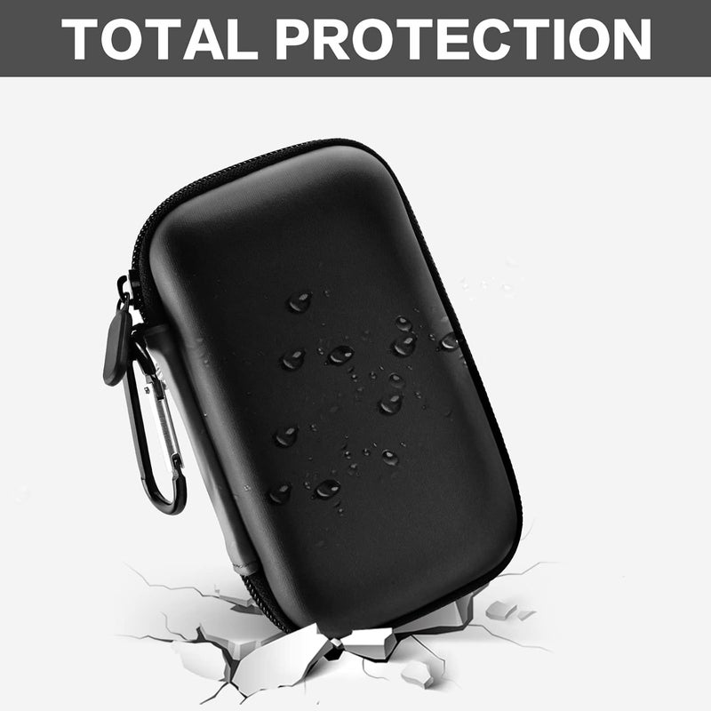 PAIYULE Case Compatible with Samsung T7/ T7 Touch Portable SSD 1TB 2TB 500GB USB 3.2 External Solid State Drive, Travel Carrying Storage Organizer Fits for USB Cables and More Accessories (Full Black) - Image 5
