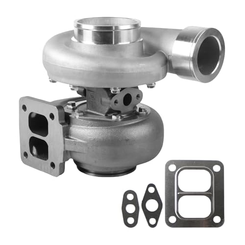 INGKAN GT45 Turbocharger Anti-surge Twin-Scroll T4 V-Band 1.05 A/R 98mm Huge 600-800HP Fits for All 4.0L - 6.0L Boost Upgrade Racing Turbo Charger Engine OE GT45 - Image 1