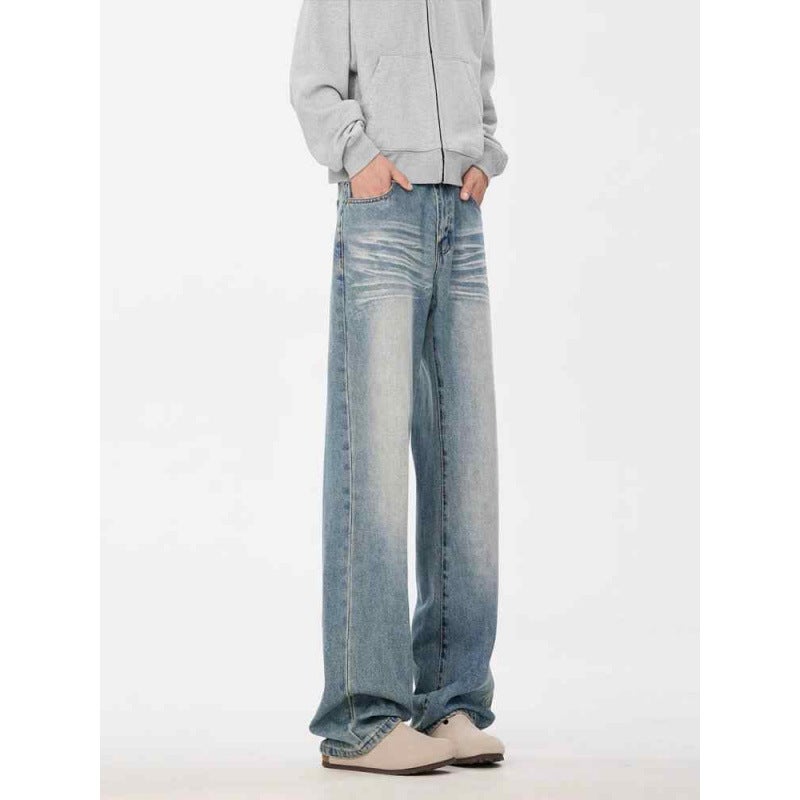 Unisex Classic Denim Jeans Loose Fit Daily Outdoor Wear - Image 4