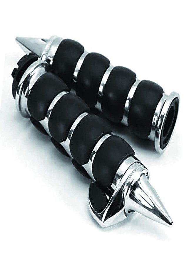 MOTLTECH Motorcycle Hand Grips 7/8" Spike Non-slip with Throttle Handlebar Grip Fits for Custom Harley Davidson Sportster Softail Tour Glide Road King Electra Glide Dyna - Image 4