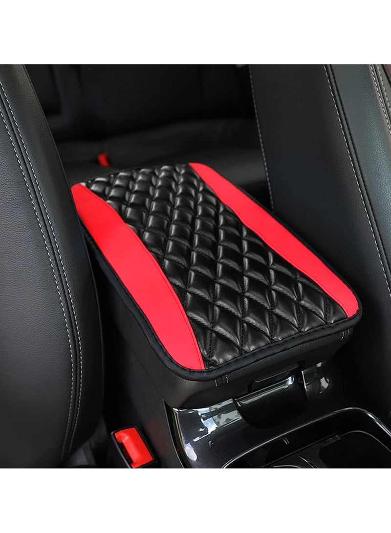 Car Center Console Cushion Pad Universal Leather Waterproof Auto Armrest Seat Box Cover Protector Pads Interior Car Decor Accessories Fit for Most Cars Vehicles SUVs - Image 1