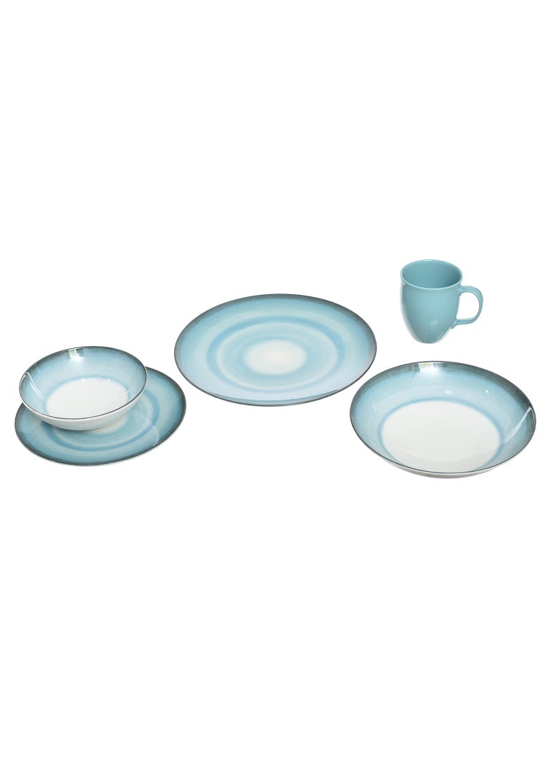 Fathy Mahmoud 30 Piece FM Braziliano Digital Porcelain Dinner Set Code 19702 (Package May Vary) - Image 2