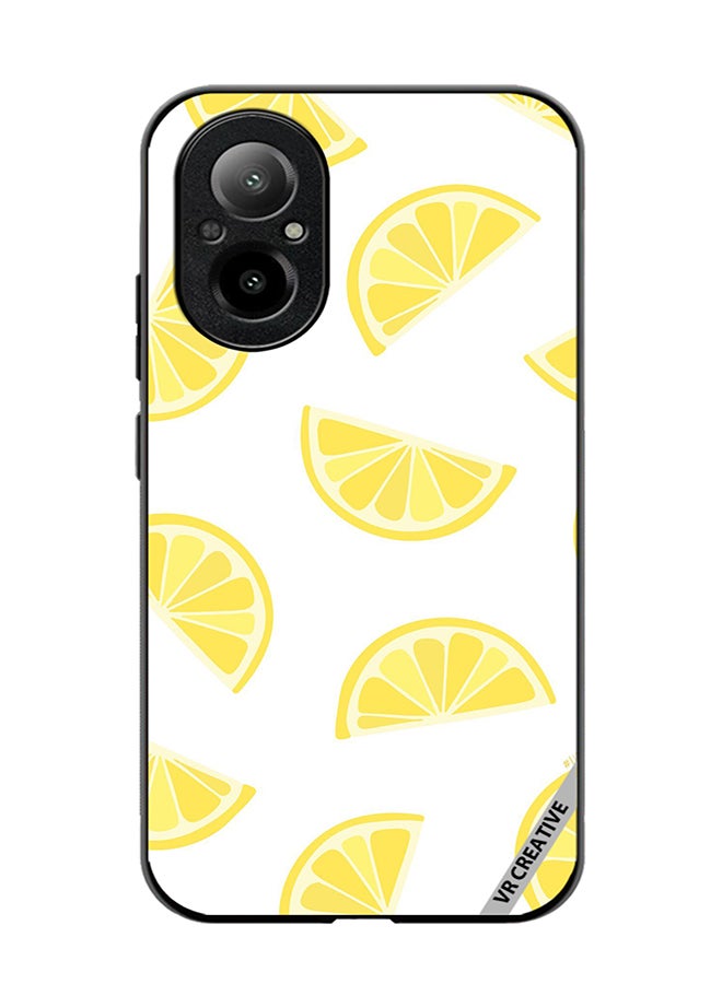 VR CREATIVE Protective Case Cover For Realme C67 4G Lemonie Design Multicolour - Image 1