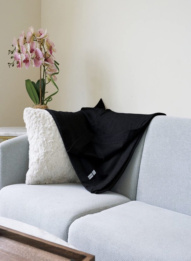 Gildan Heavy Blend Fleece Blanket, Style G18900, Black, 50" x 60" - Image 5