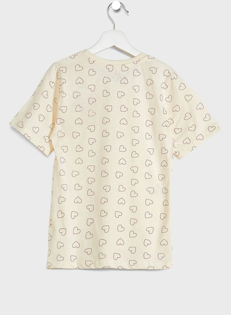 Pinata Love Heart Printed Aop Pj Set