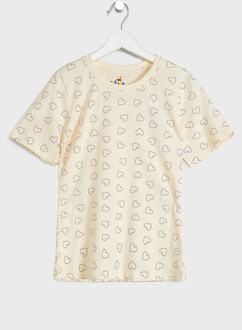 Pinata Love Heart Printed Aop Pj Set