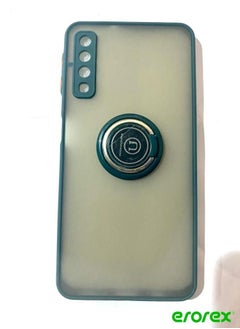erorex Protective Case Cover For Samsung A718 With Magnetic Ring Holder Green 