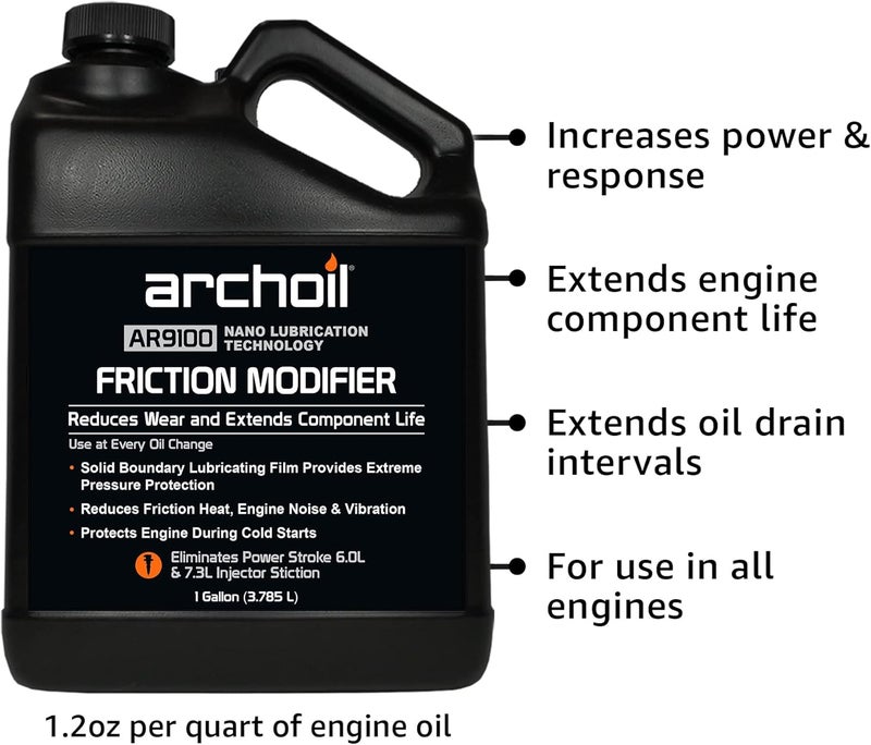 Archoil AR9100 Friction Modifier - 1 Gallon (Treats up to 128 quarts of Engine Oil) - Image 3