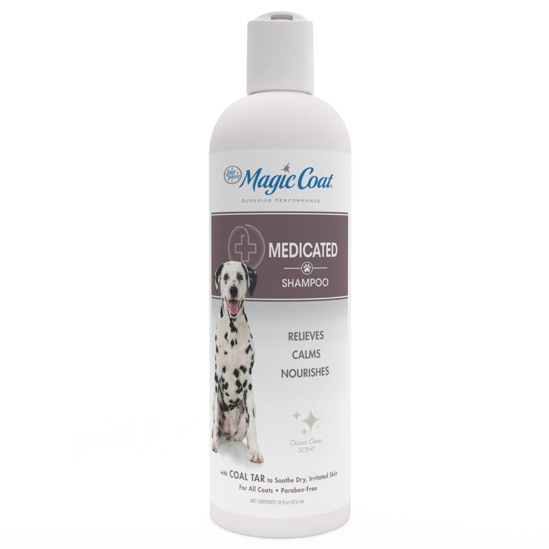 Four Paws Magic Coat Medicated Dog Shampoo for Skin Allergies 16 Ounce 1 Count