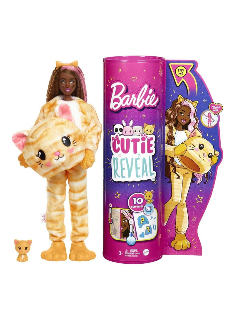 Mattel Games Cutie Reveal Doll Kitty HHG20 - Image 1