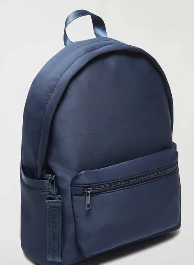 كابا Kappa Backpack with Adjustable Straps and Zip Closure