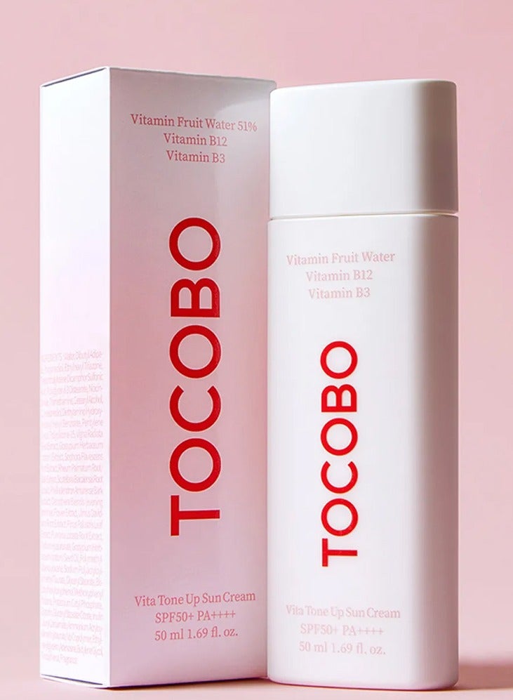 توكوبو [TOCOBO] Vita Tone Up Sun Cream SPF50+ PA++++ - Image 1