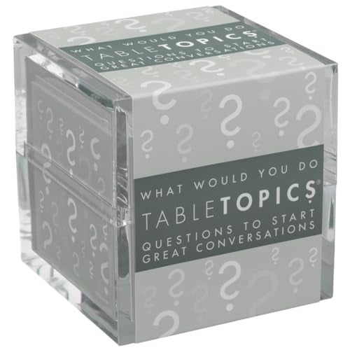TableTopics What Would You Do Question Card Game  135 Provocative Conversation Starter Cards for Parties with Adult Friends Spark Lively Debates about Sticky Situations Icebreaker Game - Image 1
