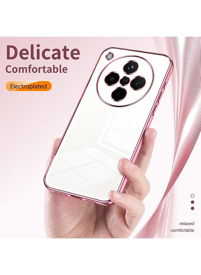 S-TOP Case For OPPO Find X8 Transparent Plating Fine Hole Phone Case - Image 4