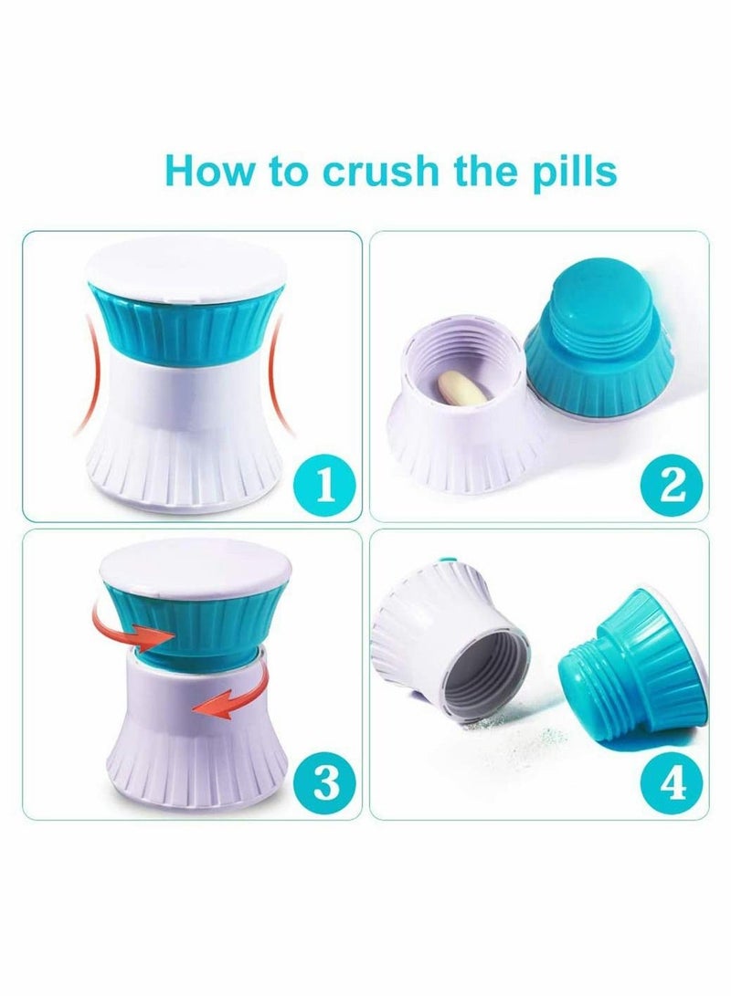 Generic Crusher 3 in 1 Multifuntion Cutter/Crusher/Box for Small Best Grinder Top Choice Pro Mill Crusher and Cutter That Grinds Your Tablets  - Image 5