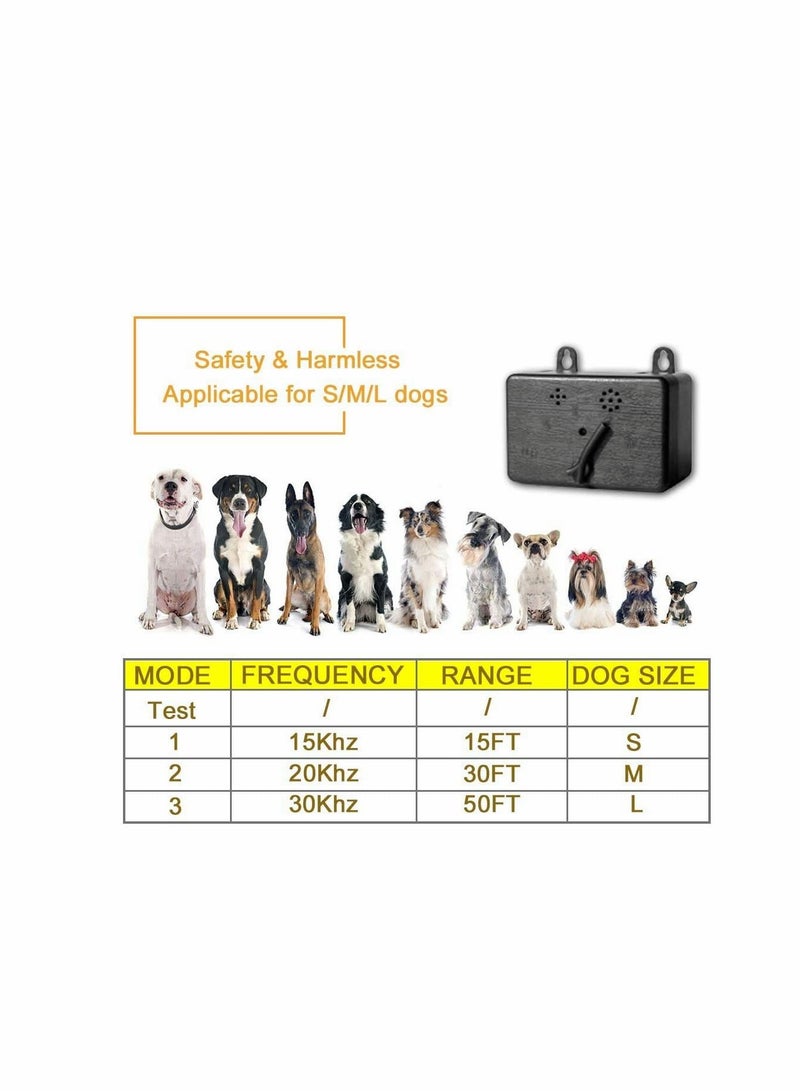كاست ويف جهاز التحكم في موانع النباح الصوتية ، رادع لحاء الكلاب بالموجات فوق الصوتية من ، نطاق طارد سونيك صغير 50 قدم ، كاتم صوت بالموجات فوق الصوتية ، جهاز تحكم في تدريب اللحاء ، أمان للكلاب - Image 5