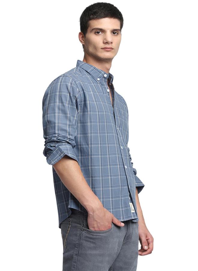 دينيس لينغو قميص كاجوال بأكمام طويلة كاروهات من ستايلي - Image 3