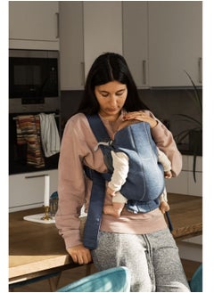 BABYBJORN Baby 3D Jersey Carrier Mini Dove Blue  - Image 2