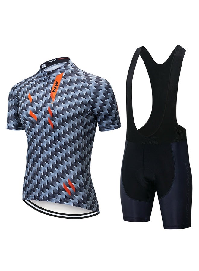 KUYING GR New Summer Outdoor Sunscreen Moisture Absorption Quick Drying Bicycle Women's Cycling Clothing Set  - Image 1