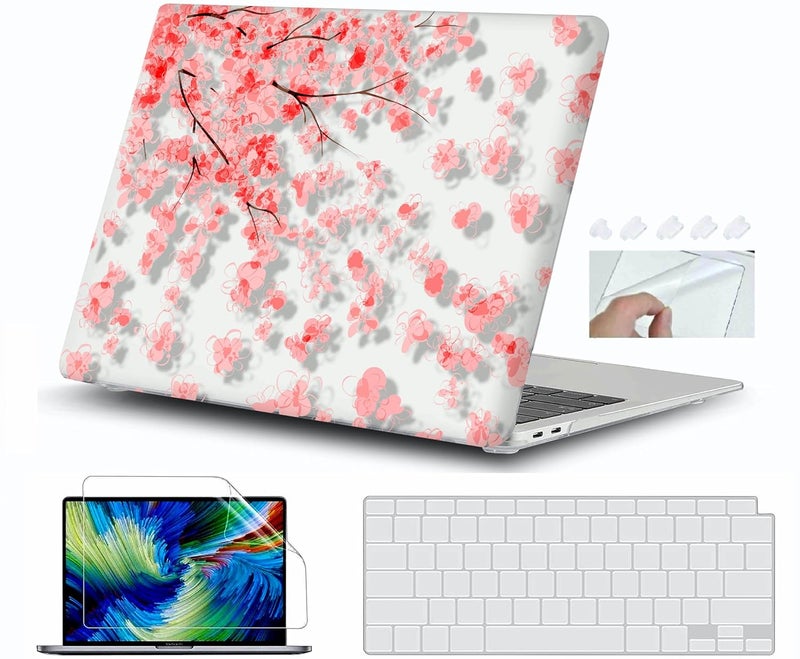 GIOIA BAZAAR Case for MacBook Air 15 inch 2023 2024 Release M3 A3114 M2 A2941 Liquid Retina Display Chip Crystal Clear Case with Liquid Retina Display, Plastic Hard Shell, (Design19) - Image 1