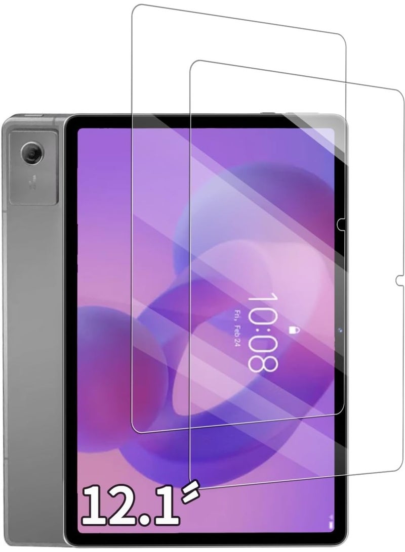 (2 Pack) Compatible for Lenovo Idea Tab Plus 12.1" / Lenovo Tab K12 (2025) Tempered Glass Screen Protector, Protector De Pantalla 9H High Definition Anti-Scratch Bubble-Free - Image 1