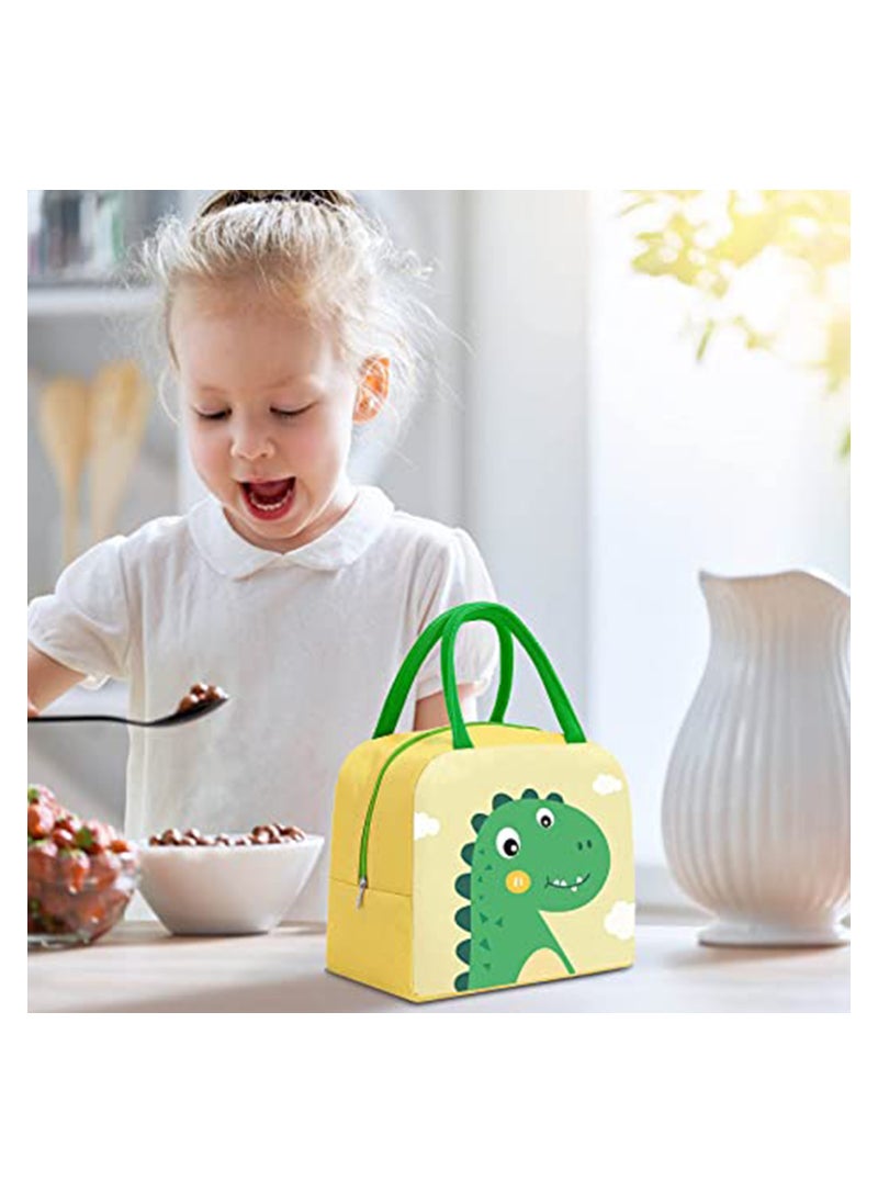 KASTWAVE Kids Lunch box Insulated Soft Bag, Waterproof Lunch Bag for Adults, Kids Cartoon Colors Insulated Lunch Box Cooler Bag Portable Tote Bag Food Storage Bag for Women Men Work School Picnic  - Image 2