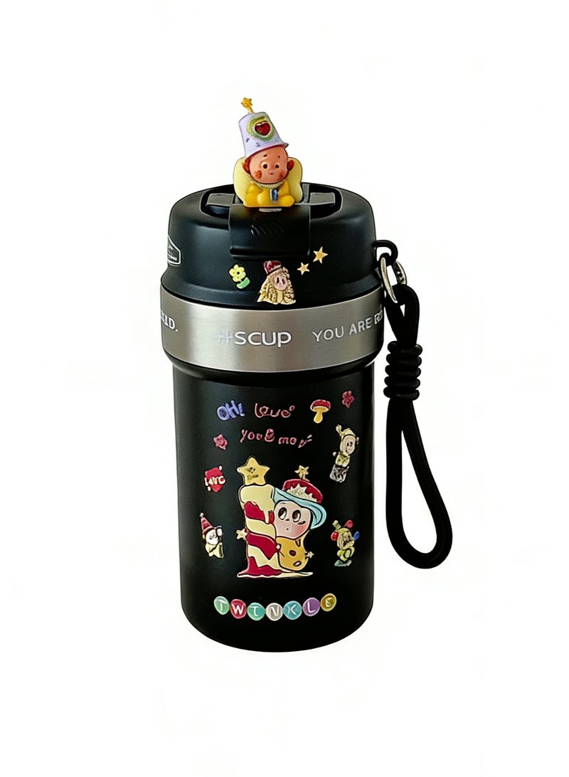 Star Cute Star-Shaped Portable Large-Capacity Stainless Steel Thermos Mug - Image 1