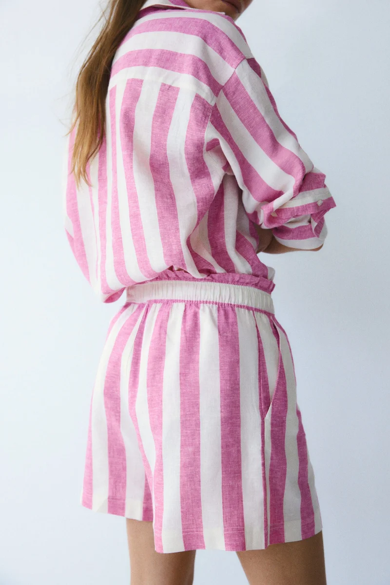 H&M Linen-blend shorts