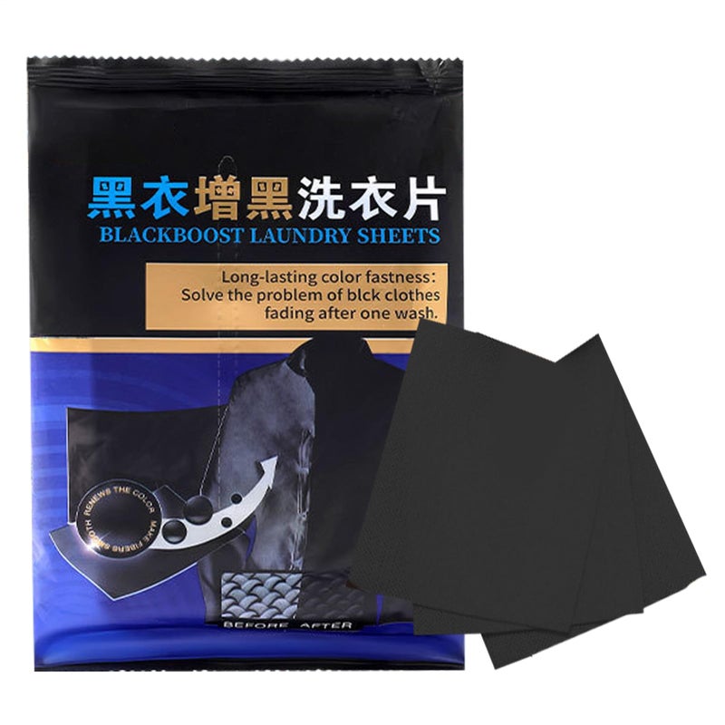 Black Fabric Dye 50 Pieces Long Lasting Clothes Restorer For Cotton Wool Jeans - Image 2