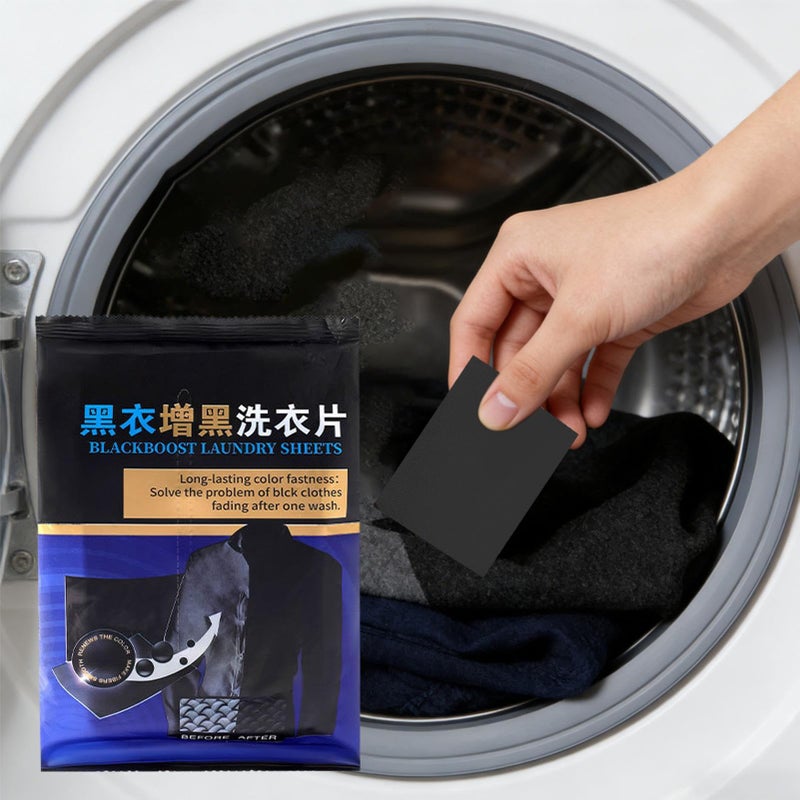 Black Fabric Dye 50 Pieces Long Lasting Clothes Restorer For Cotton Wool Jeans - Image 4