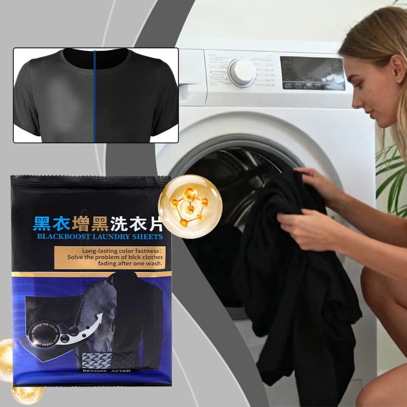 Black Fabric Dye 50 Pieces Long Lasting Clothes Restorer For Cotton Wool Jeans - Image 3