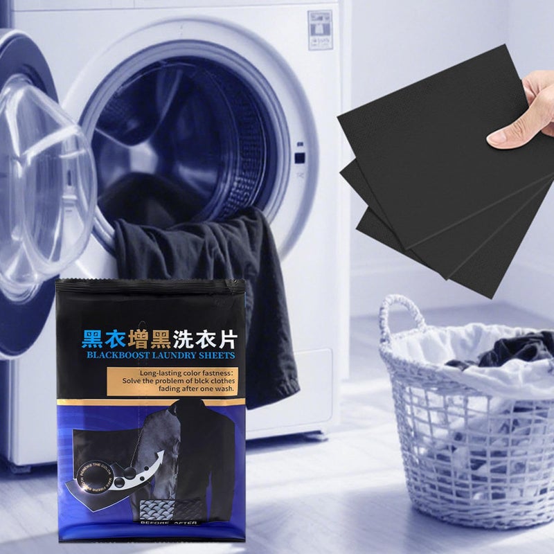 Black Fabric Dye 50 Pieces Long Lasting Clothes Restorer For Cotton Wool Jeans - Image 5