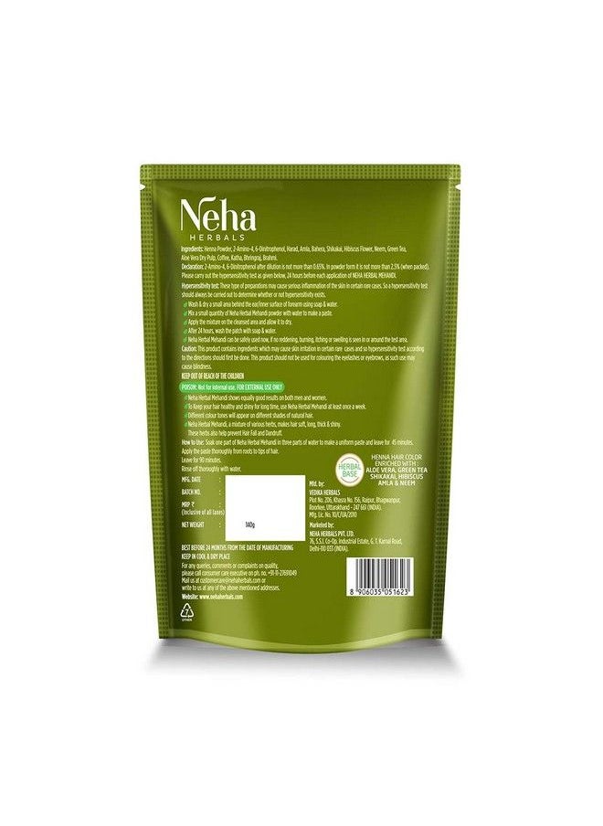 Neha Herbal مهندي 140 جرام (عبوة من قطعتين)  - Image 3