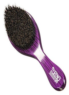 TORINO PRO WAVE BRUSHES BY BRUSH KING Ing Medium Hard Curve 360 Waves Brush Made With Reinforced Boar & Nylon Bristles A True Texture Medium Hard (360 Waves Brushes)  - Image 1