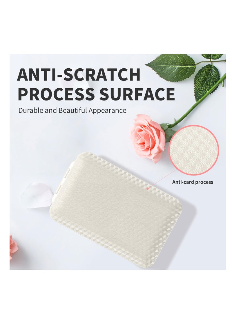 Excefore Daily Pill Organizer, 8 Compartments Large Magnetic Pill Organizer, Portable Moisture-Proof Pill Box for Travel, BPA Free, Clear Lid, Easy to Clean, For Vitamin, Fish Oils, Supplements, White - Image 3