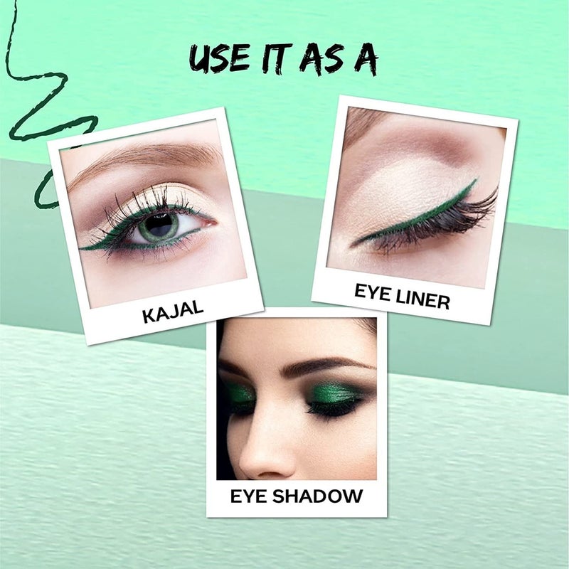 SOFT MATTE DARK GREEN KAJAL - Image 3