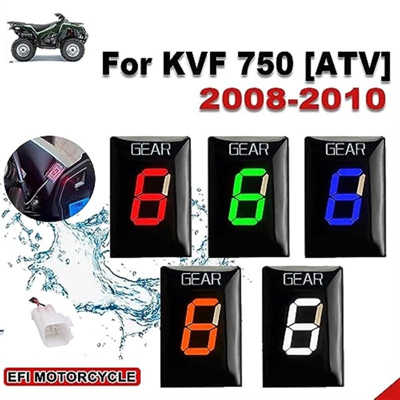 Wivplex 1-6 Gear Indicator for KVF 750 - Image 2